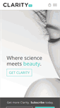 Mobile Screenshot of clarityclinicalskincare.com